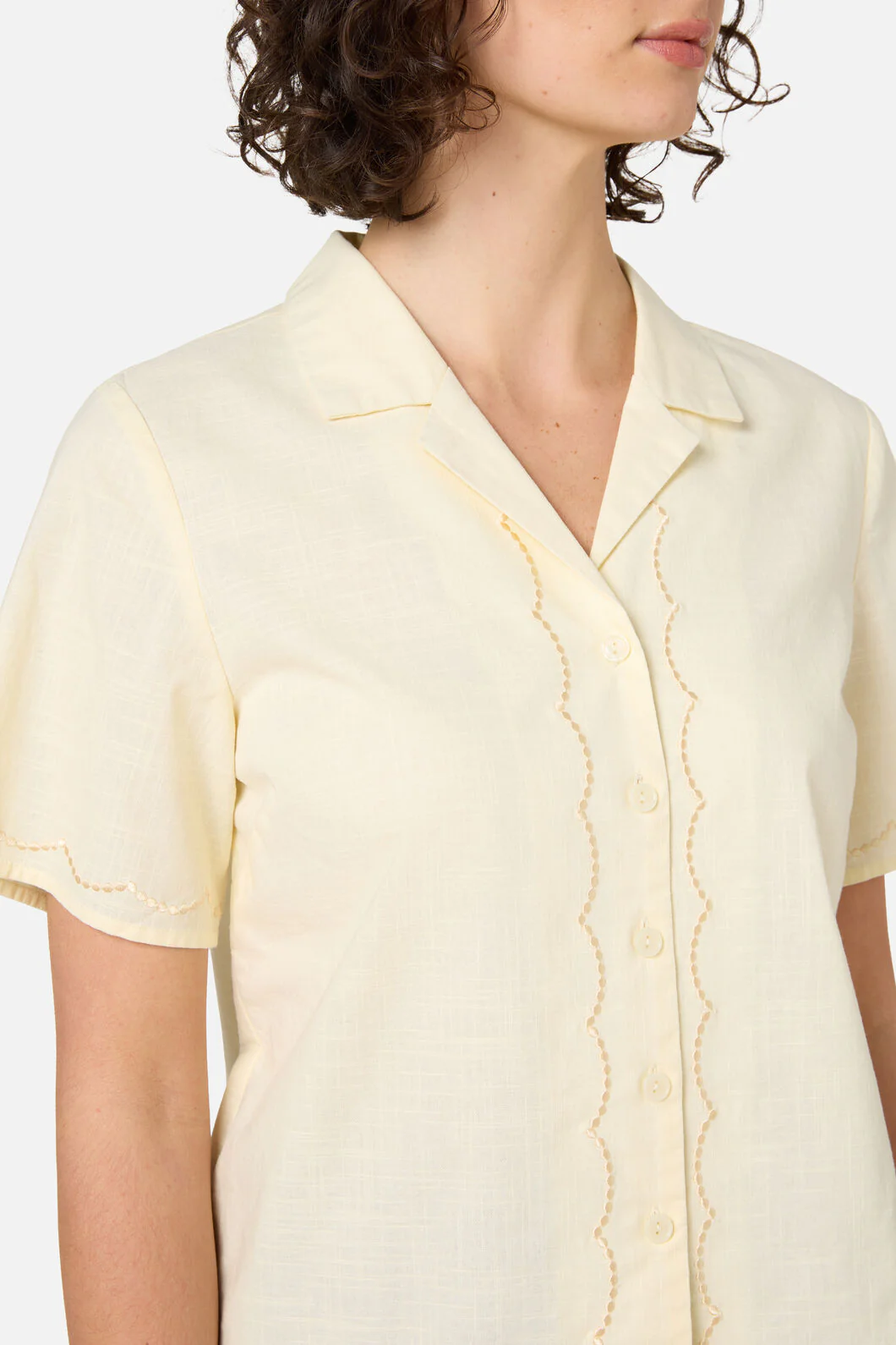 Scallop Trim Summer shirt - Image 6