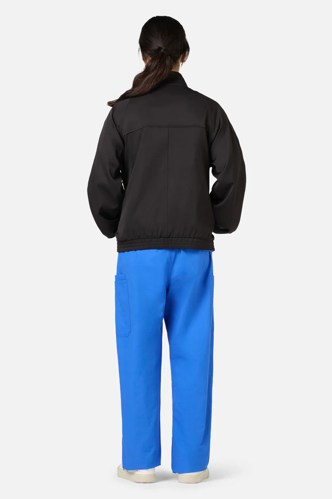 Scrub Womens Black Zip Up Jacket - Image 5