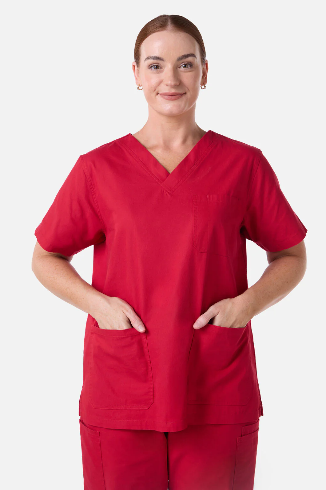 Scrubs with love Red Scrub Set - Image 4