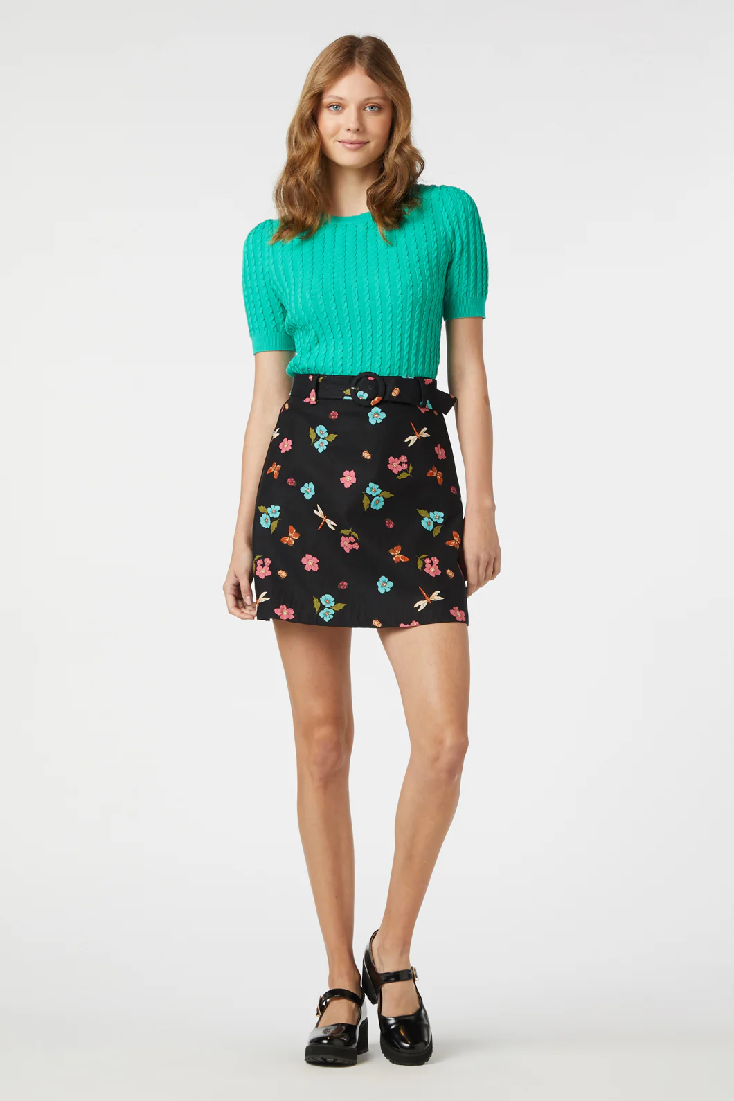 Serena Flora Mini Skirt - Image 3