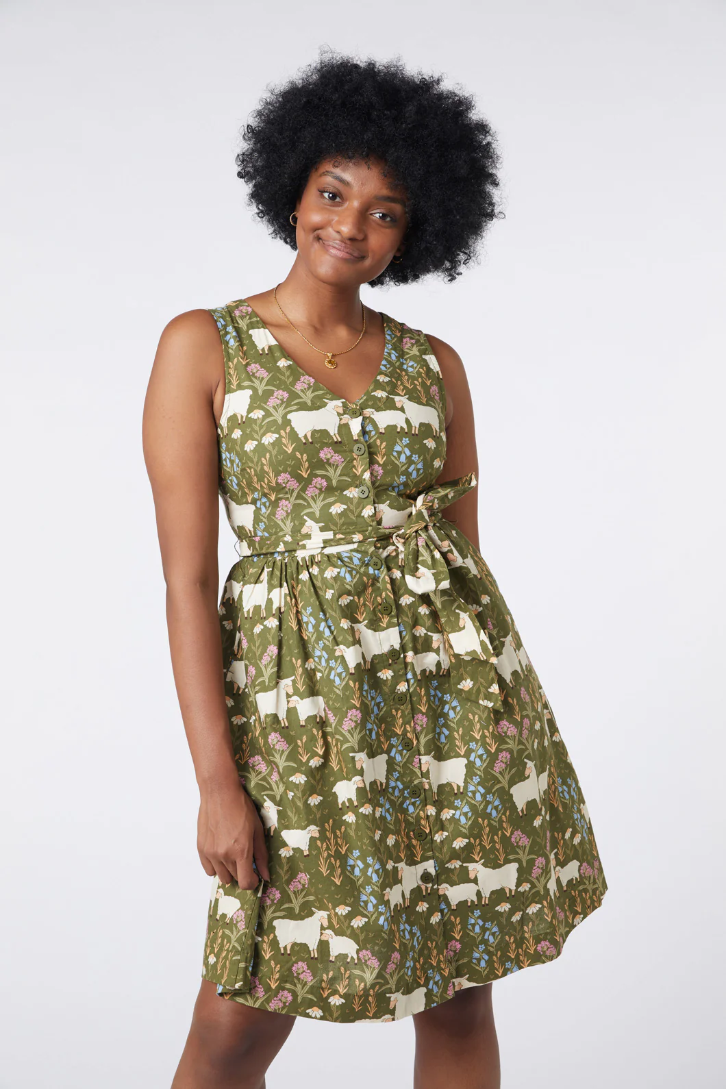 Sheep And Flora Dress - Image 5