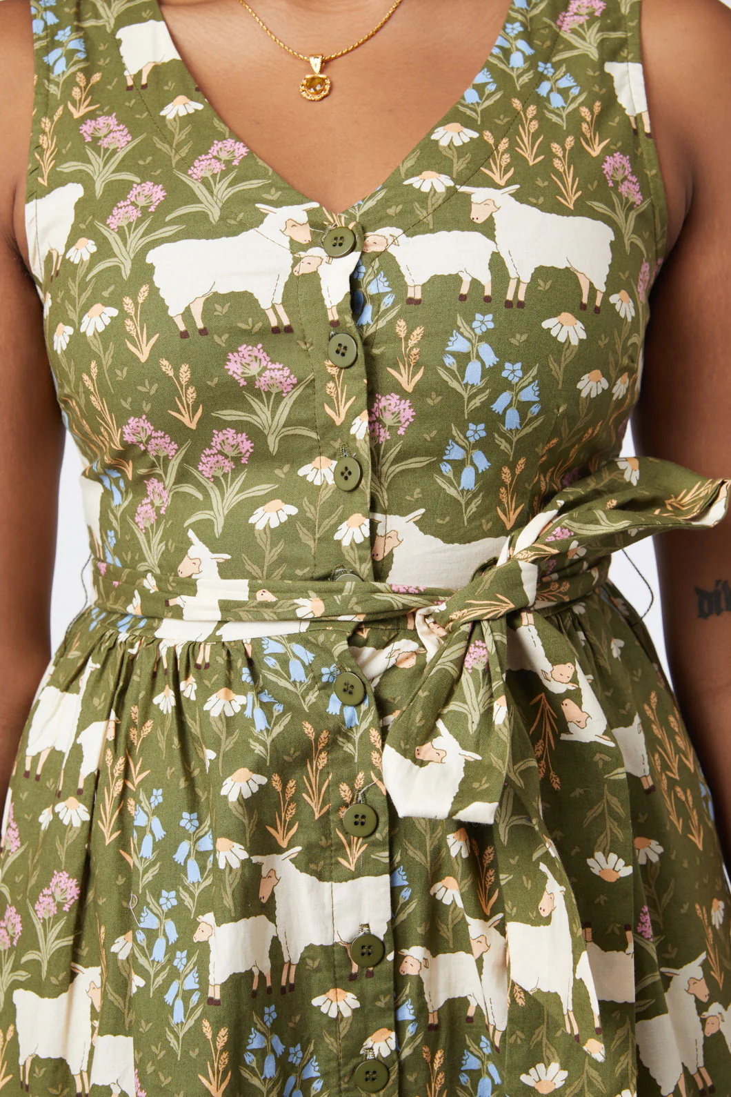 Sheep And Flora Dress - Image 6