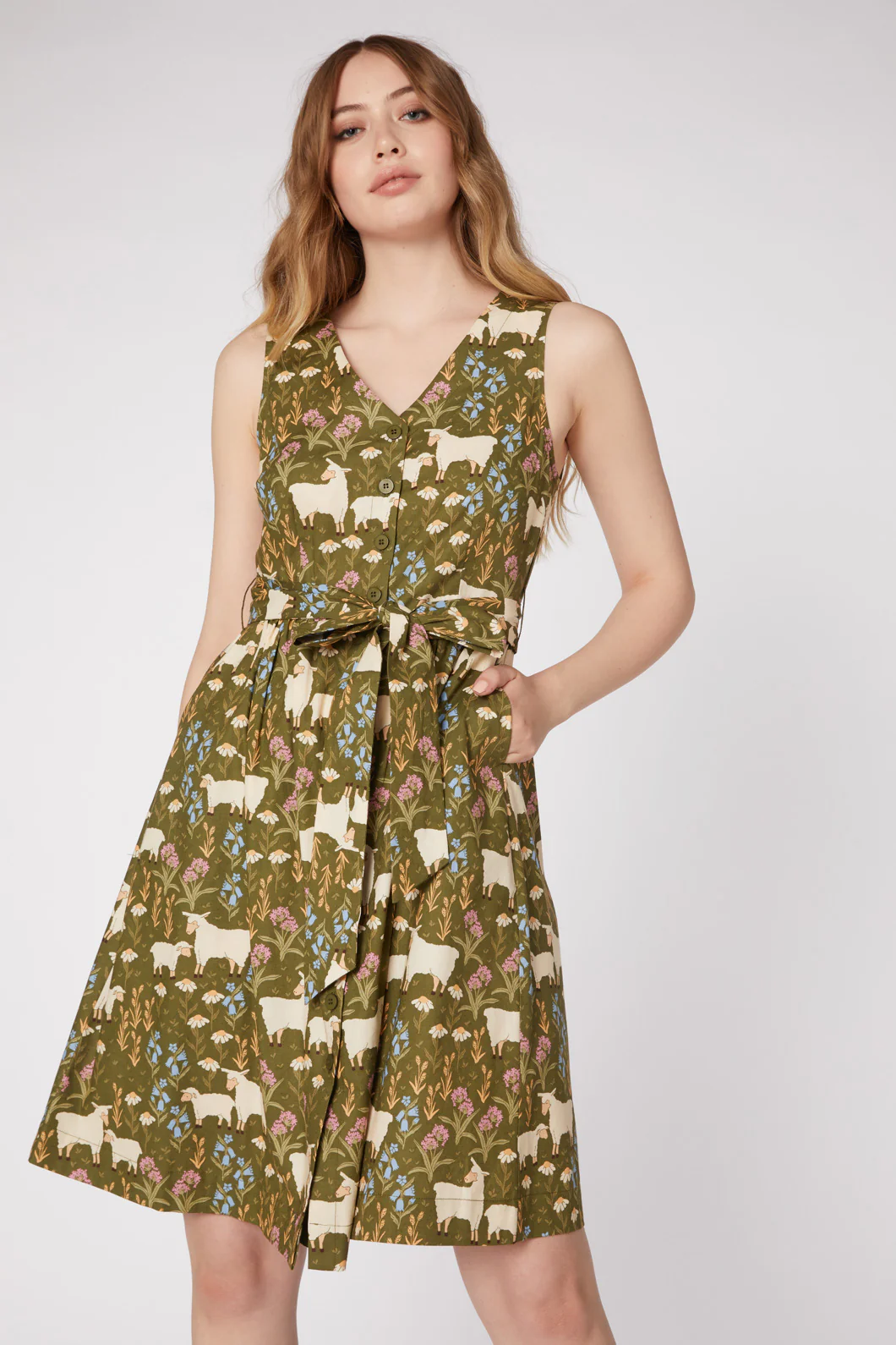 Sheep And Flora Dress - Image 7