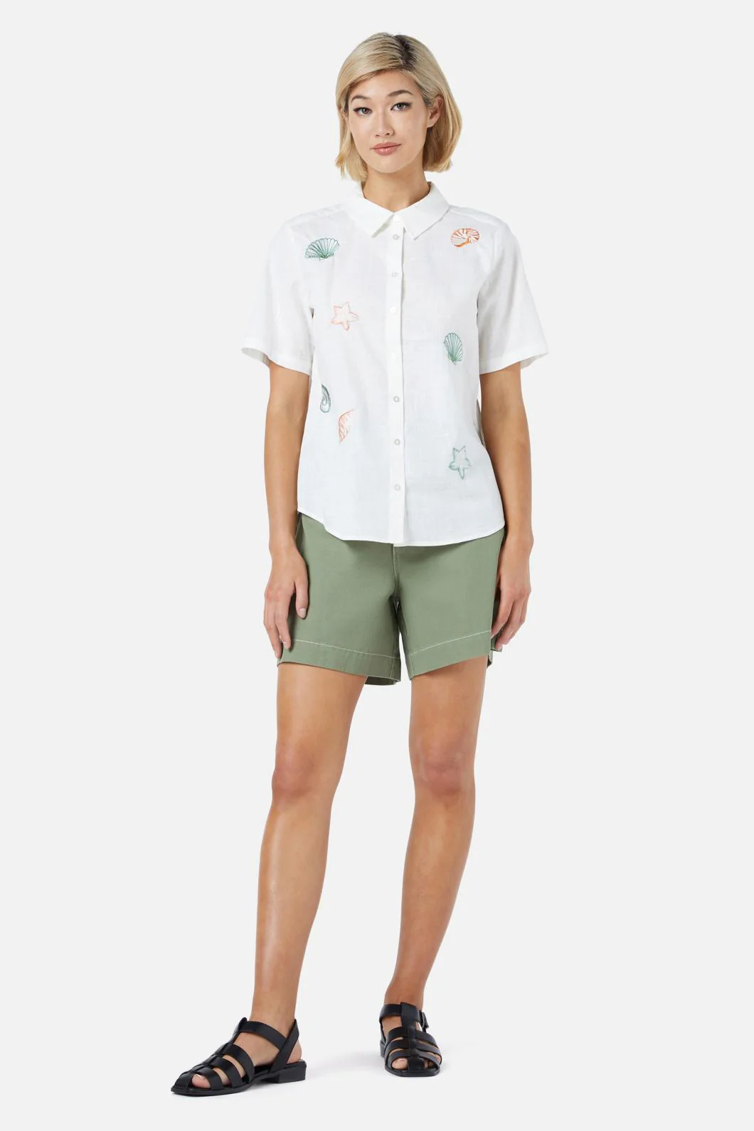 Shells Emb Shirt