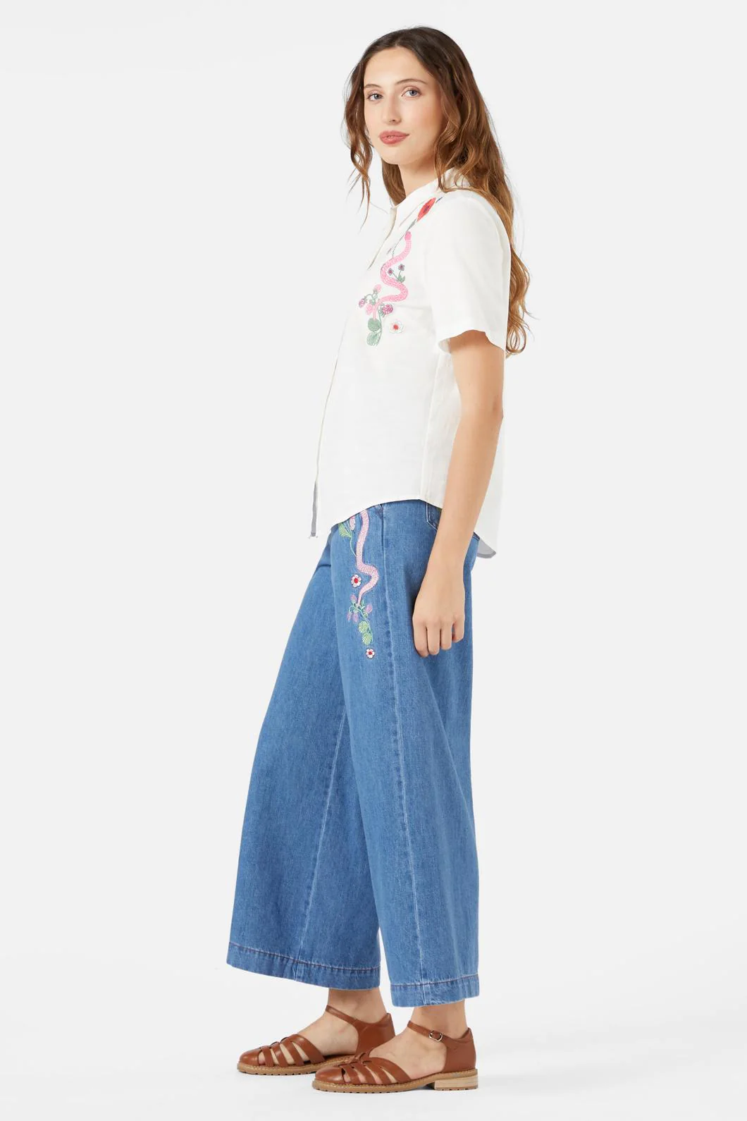 Snake Emb Blouse - Image 4