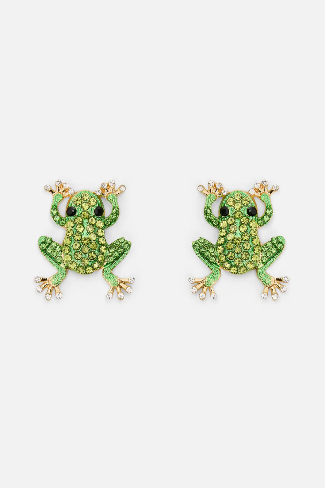 Sparkle Tree Frog Earrings