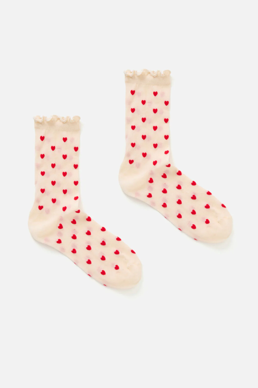 Summer Heart Socks