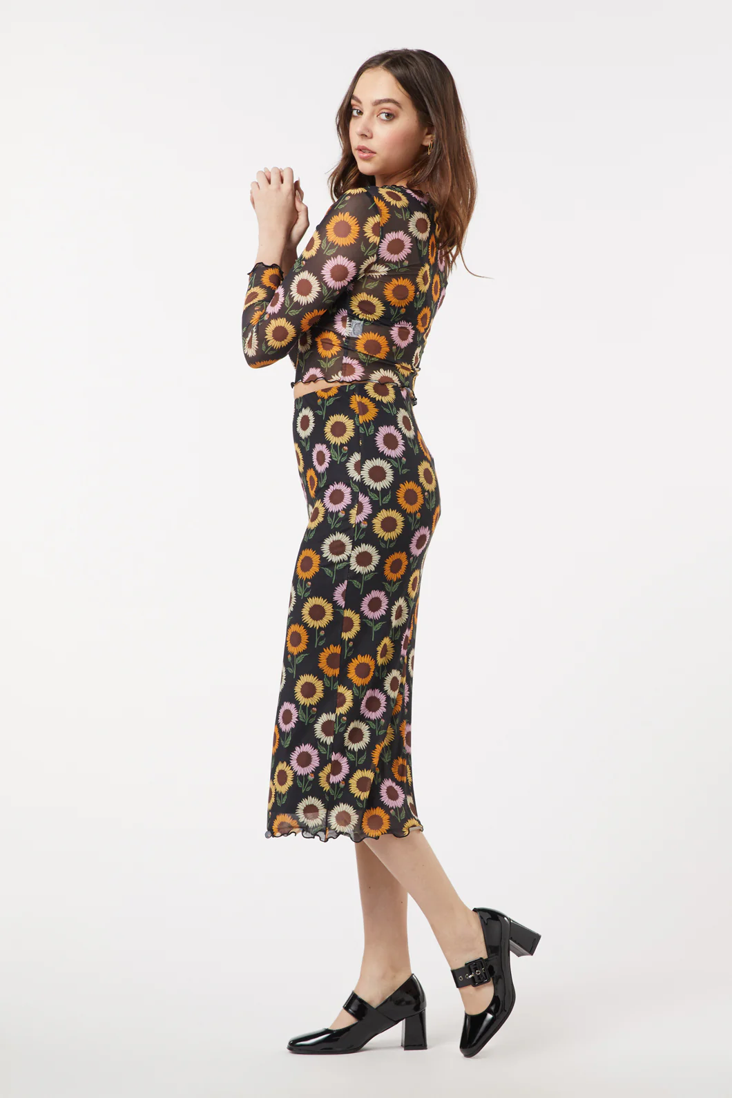 Sunflower Mesh Skirt - Image 3