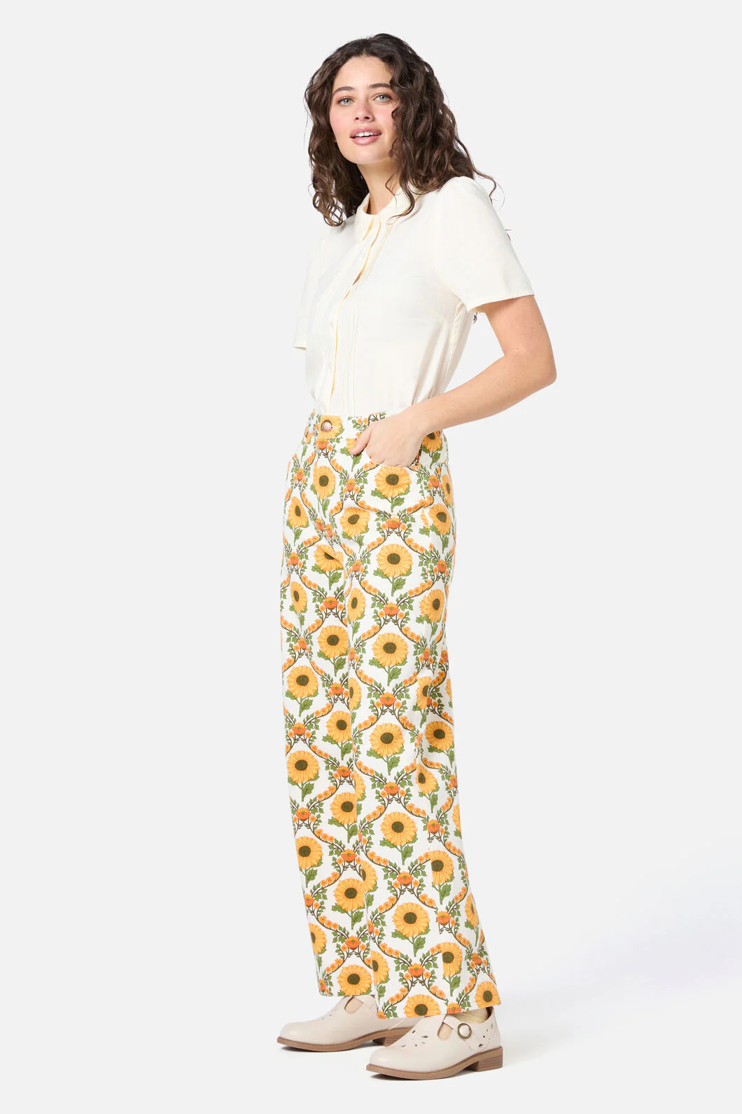 Sunflower Printed Jean - Image 3