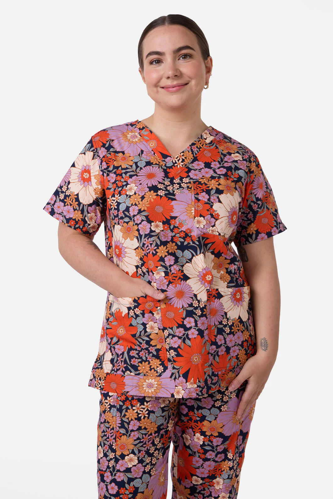 Sunny Floral Scrub Set - Image 6