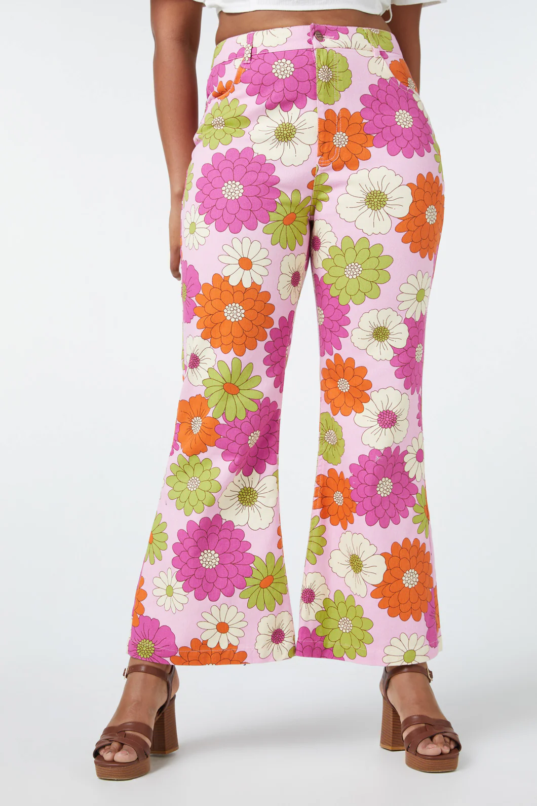 Susan Floral Flare Jean - Image 6