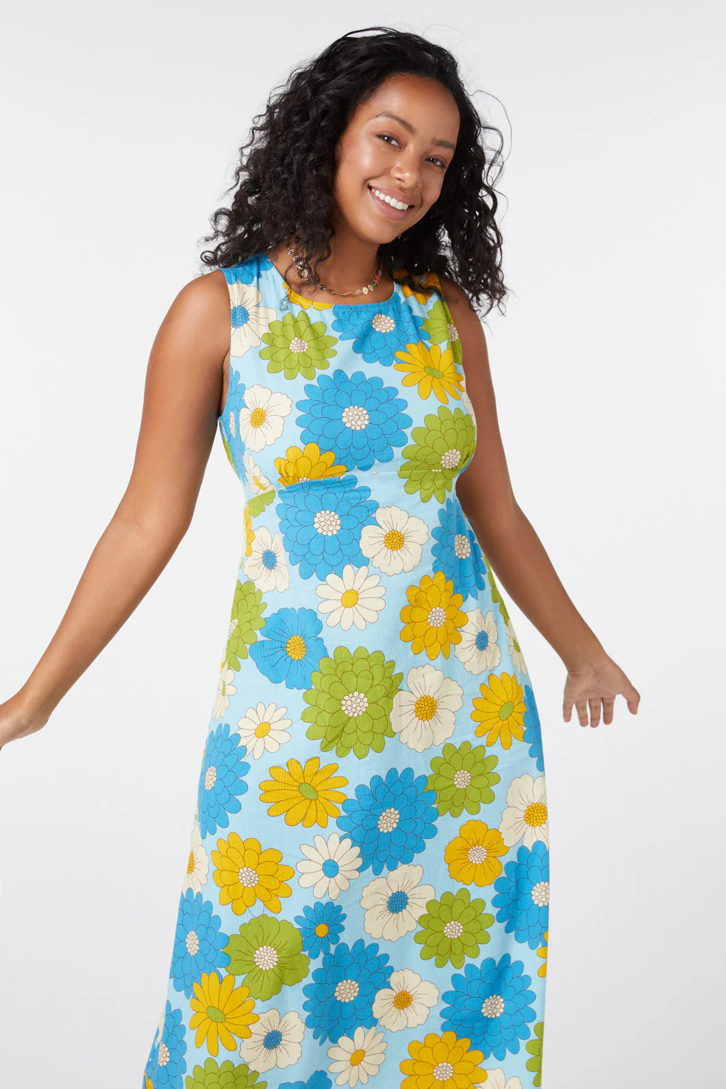 Susan Floral Midi Dress - Image 6