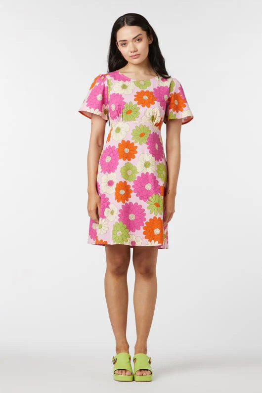 Susan Floral Mini Dress - Image 2