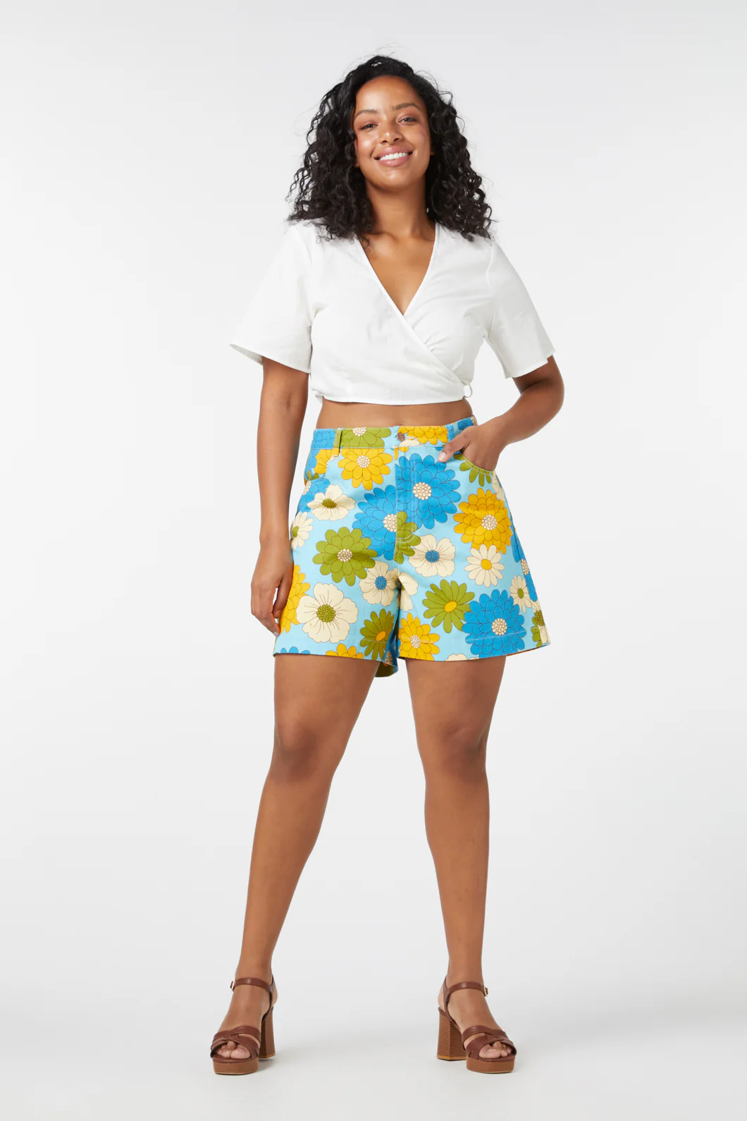 Susan Floral Shorts - Image 8