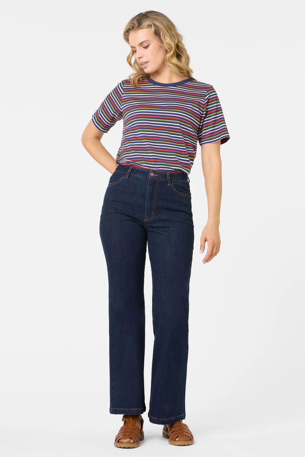 Susie Retro Stripe Tee - Image 3