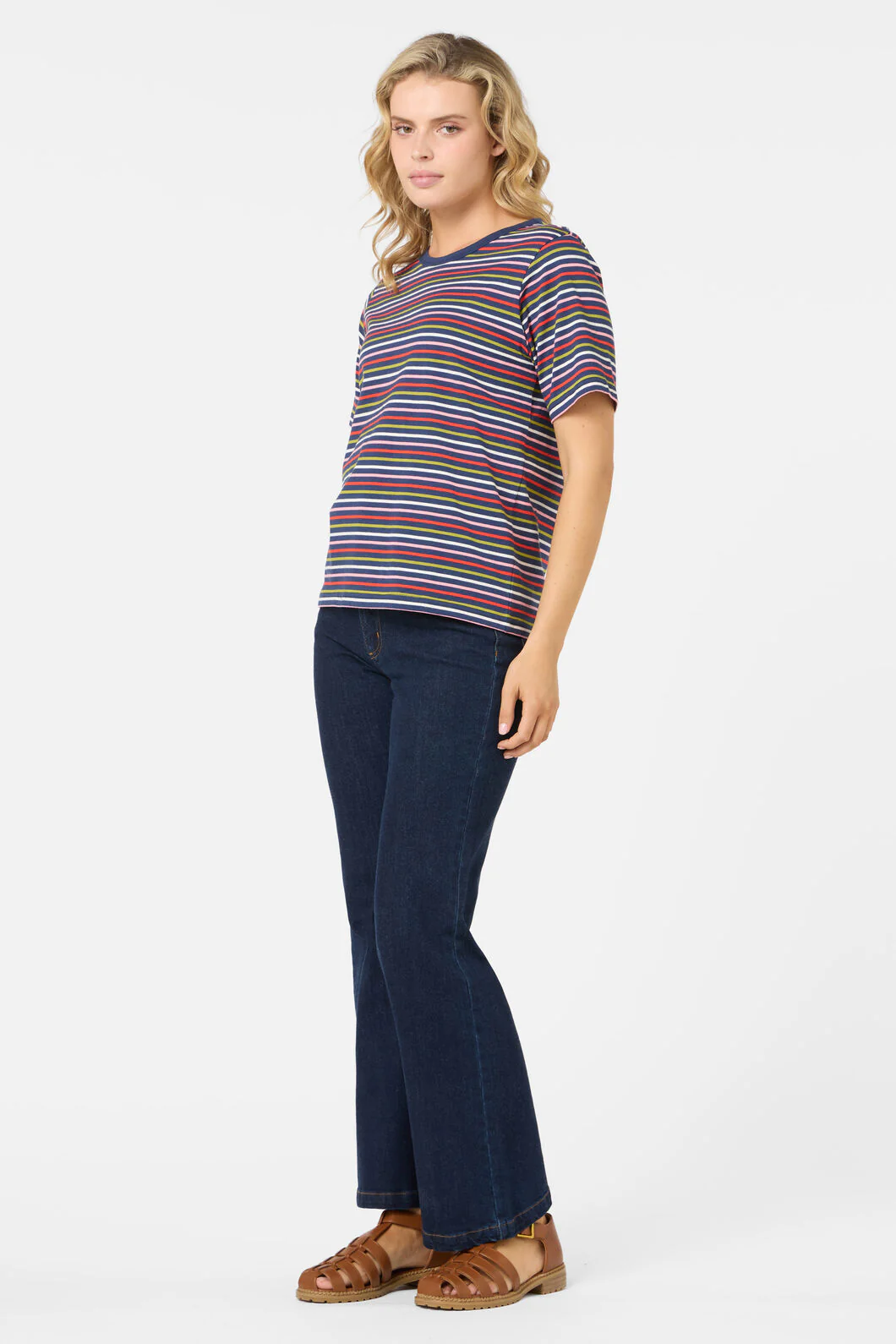 Susie Retro Stripe Tee - Image 5