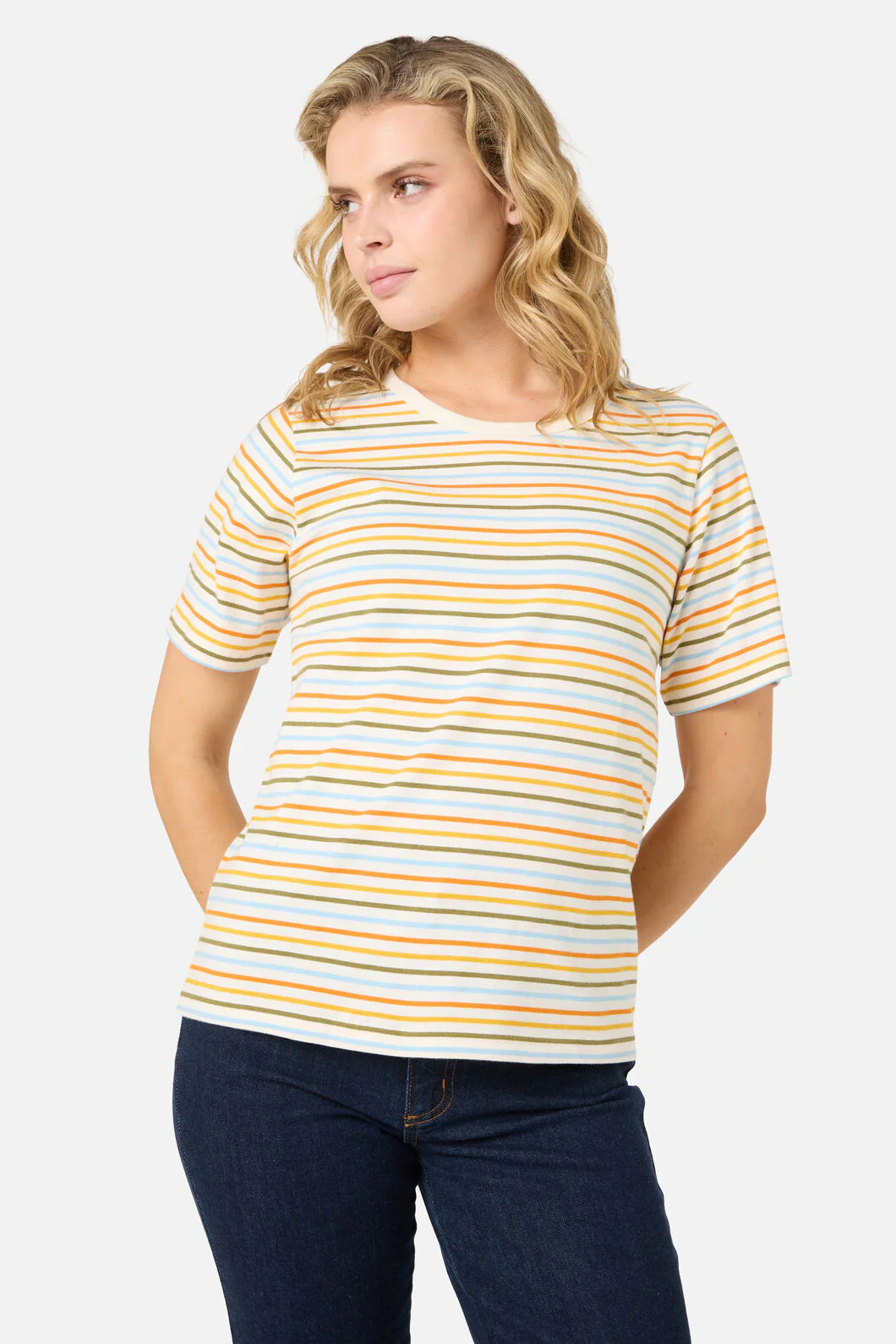 Susie Retro Stripe Tee - Image 9