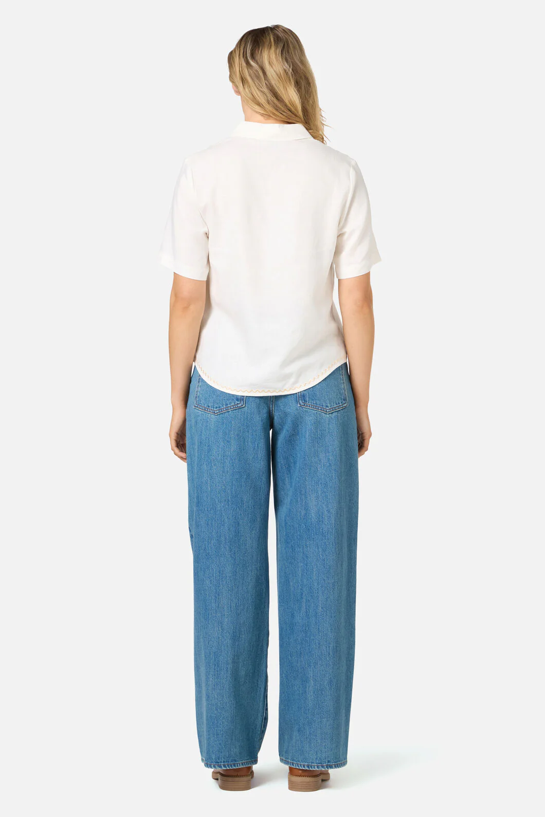 Swan Embroidered Shirt - Image 4