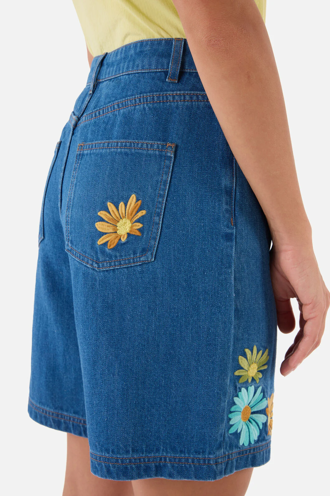Sweet Daisy Embroidered Short - Image 6