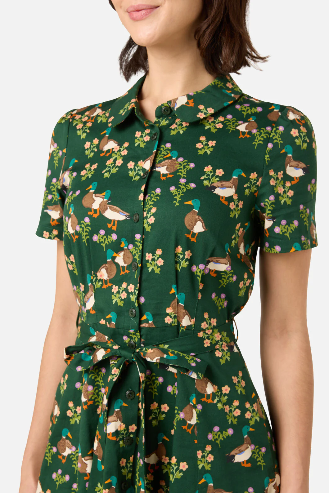 Sweet Ducks Mini Shirt Dress - Image 6