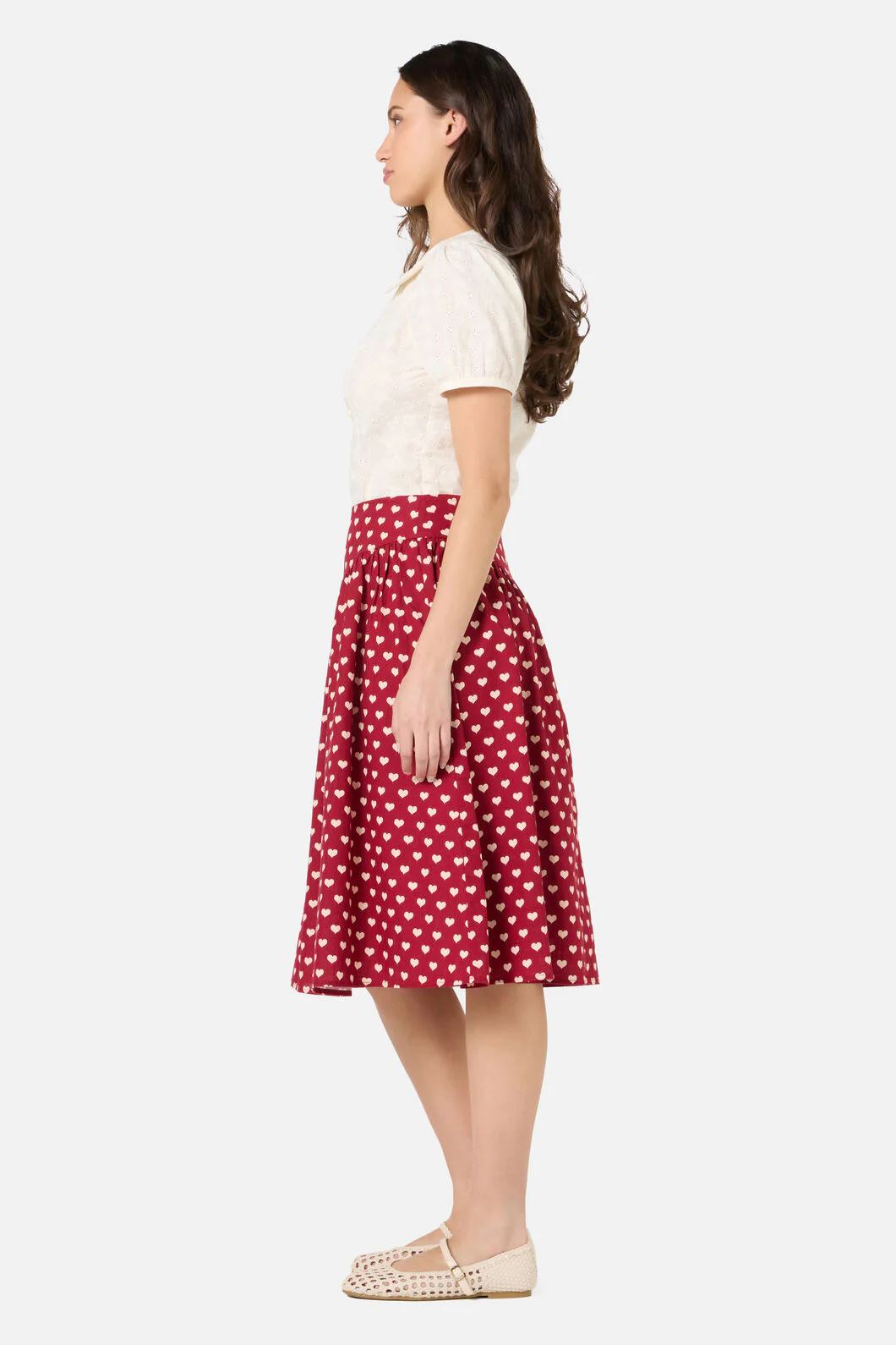Sweet Heart Gathered Skirt - Image 4