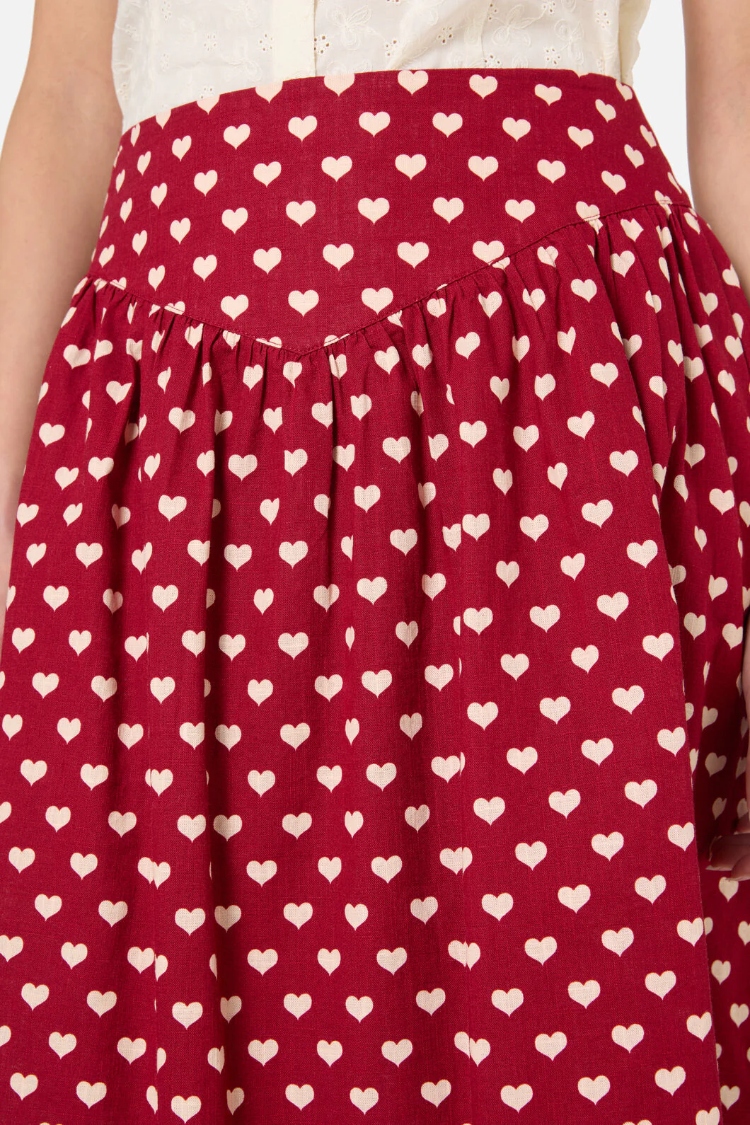 Sweet Heart Gathered Skirt - Image 6