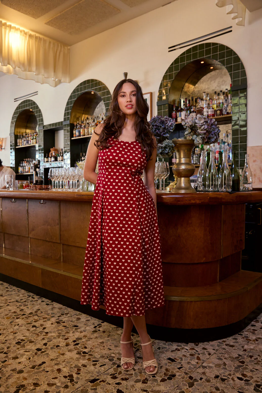Sweet Heart Midi Dress