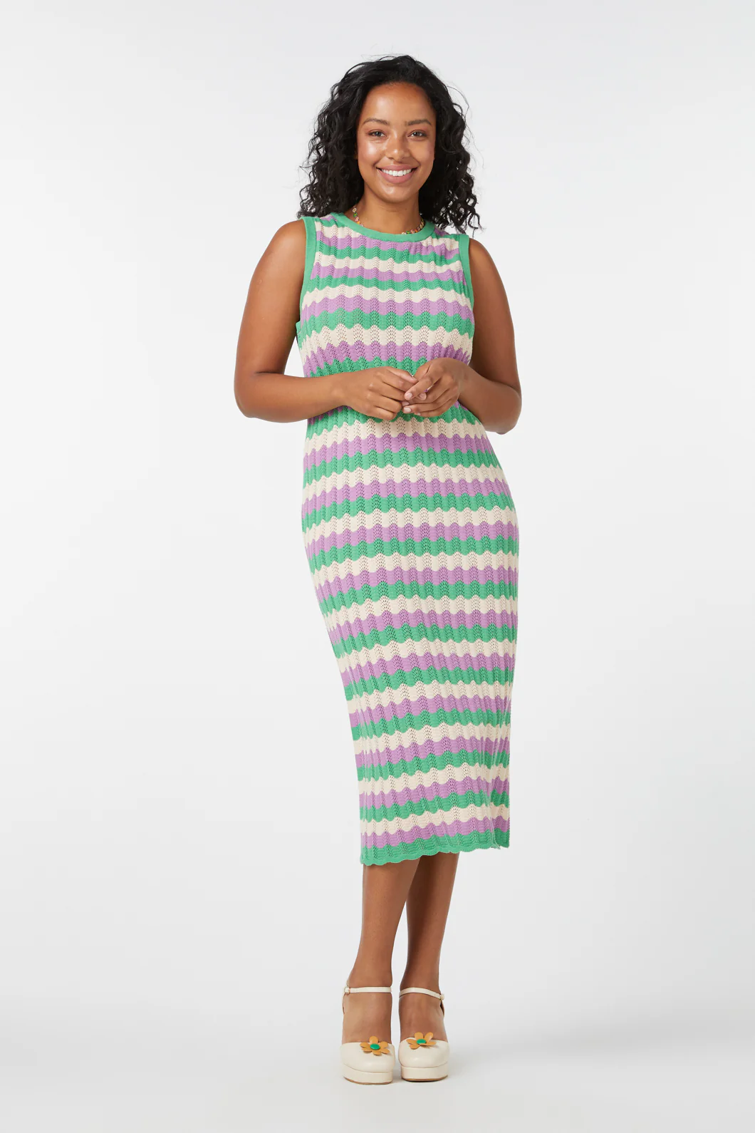 Sylvie Knit Midi Dress - Image 6