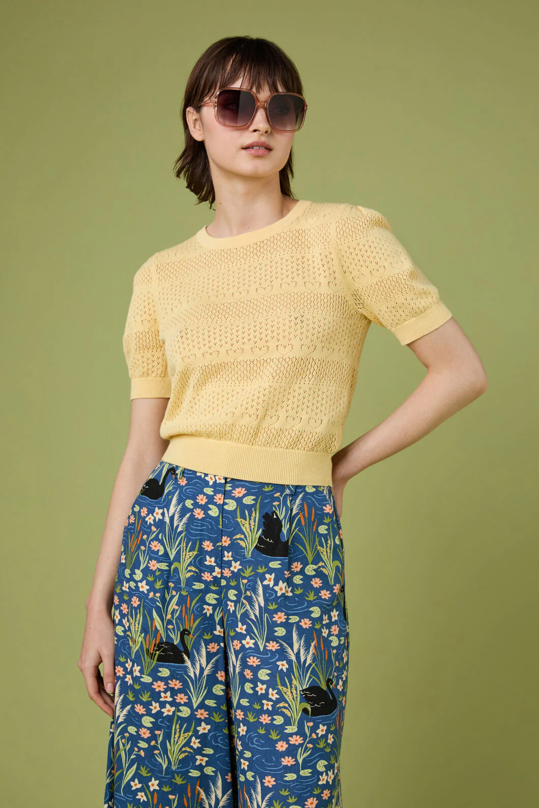 Tamsin Lacey Heart Knit Top - Image 2