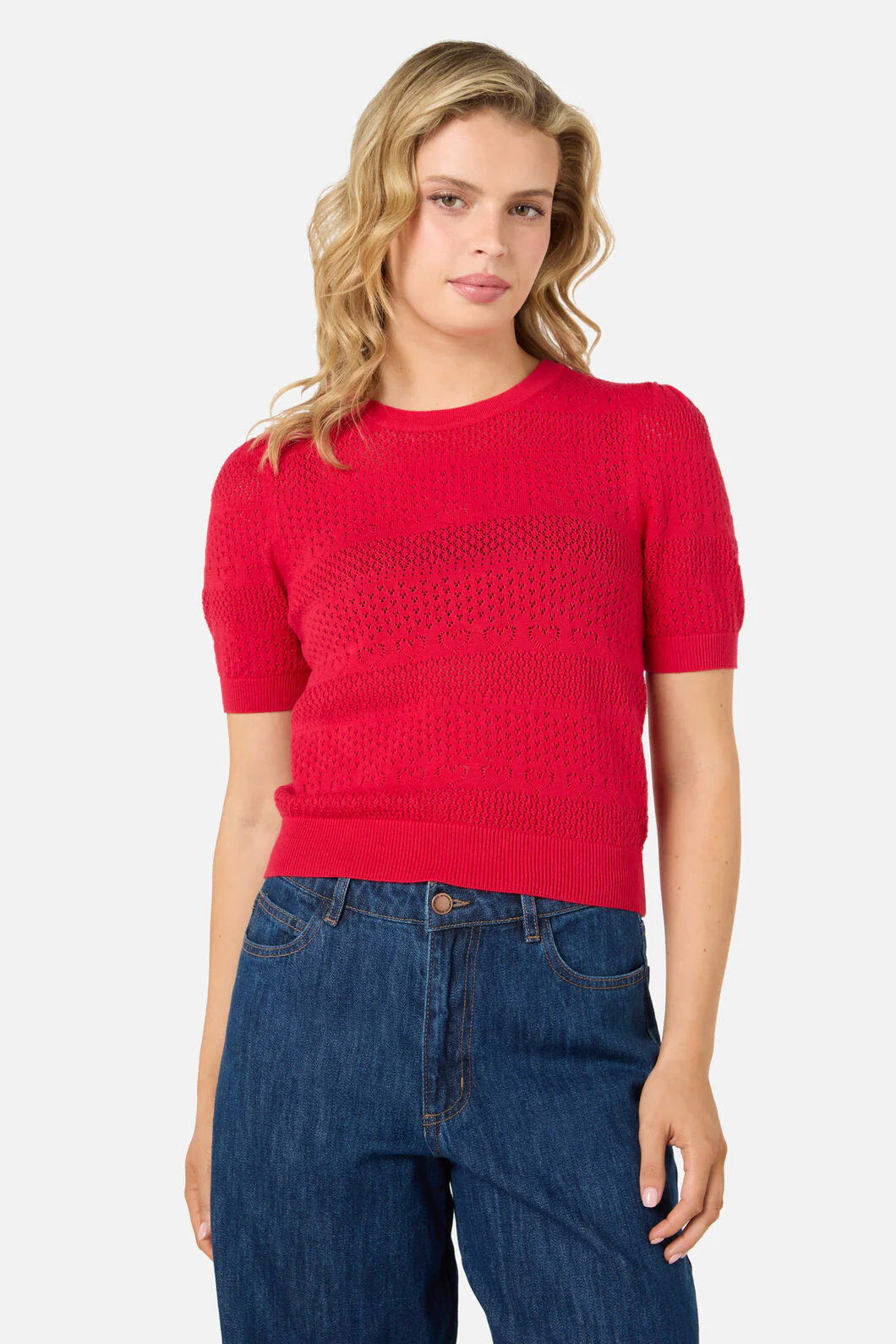 Tamsin Lacey Heart Knit Top - Image 8