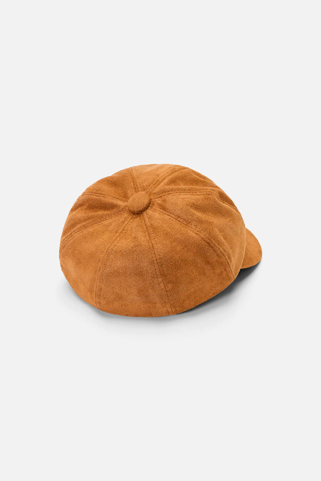 Tan Faux Suede Baker Boy - Image 5