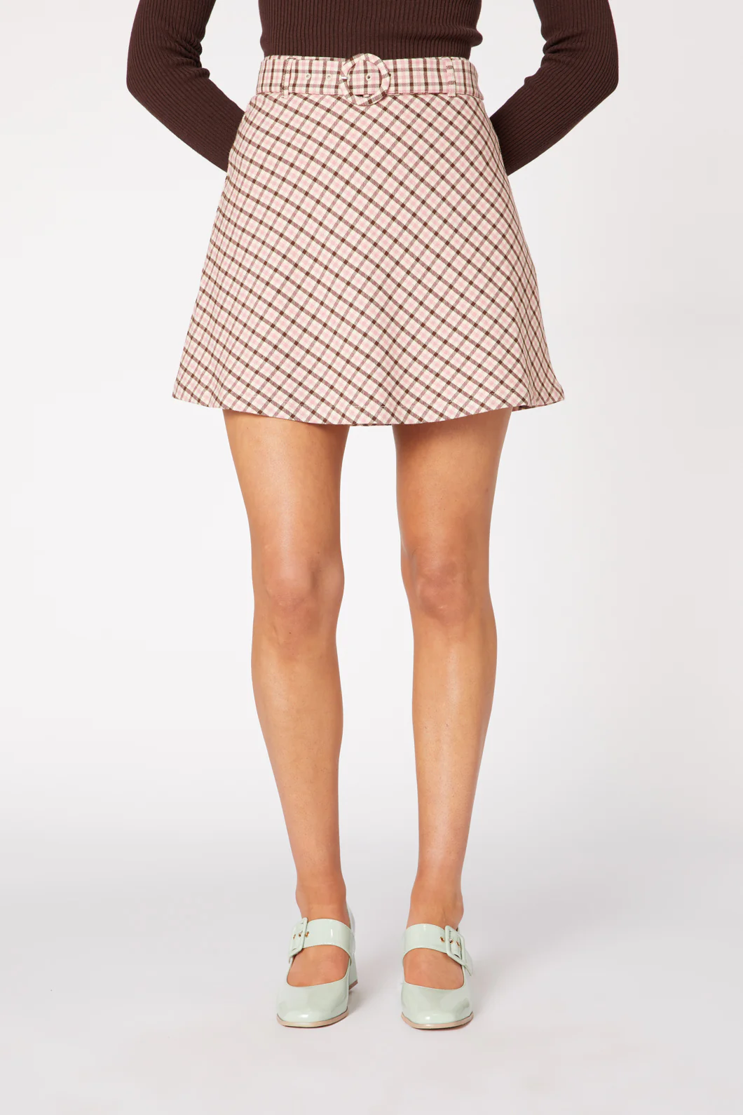 Teigen Check Skirt - Image 2