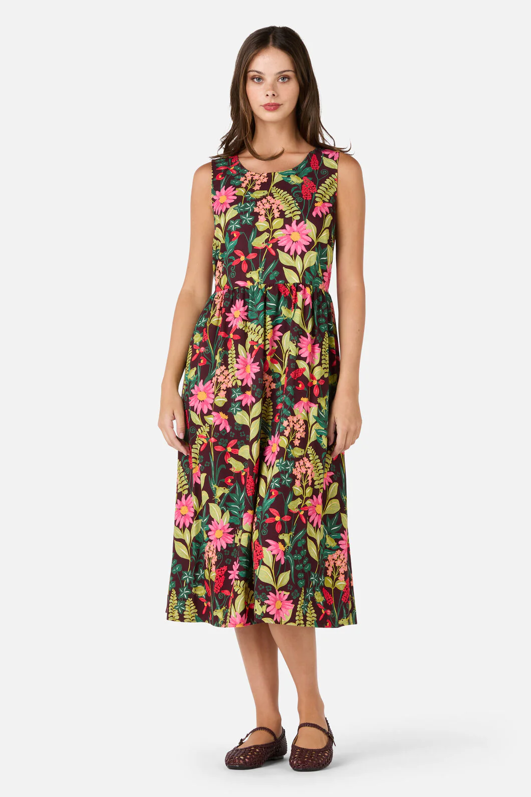 Tiana Tree Frog Midi Dress - Image 3