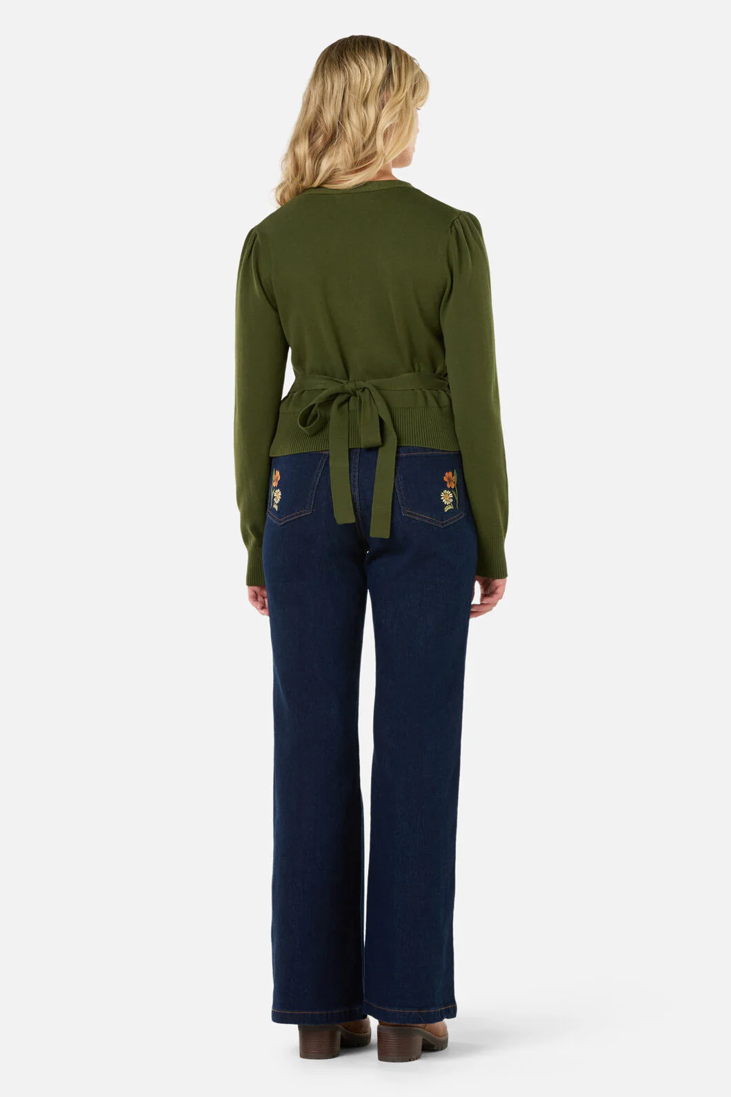 Tilly V Neck Wrap Cardi - Image 10