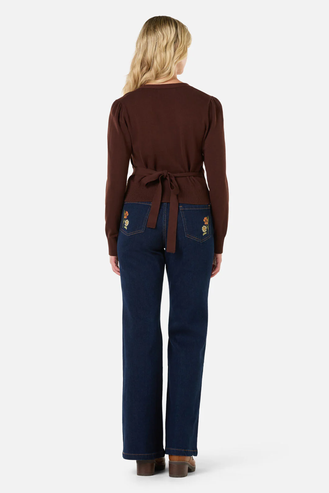Tilly V Neck Wrap Cardi - Image 5