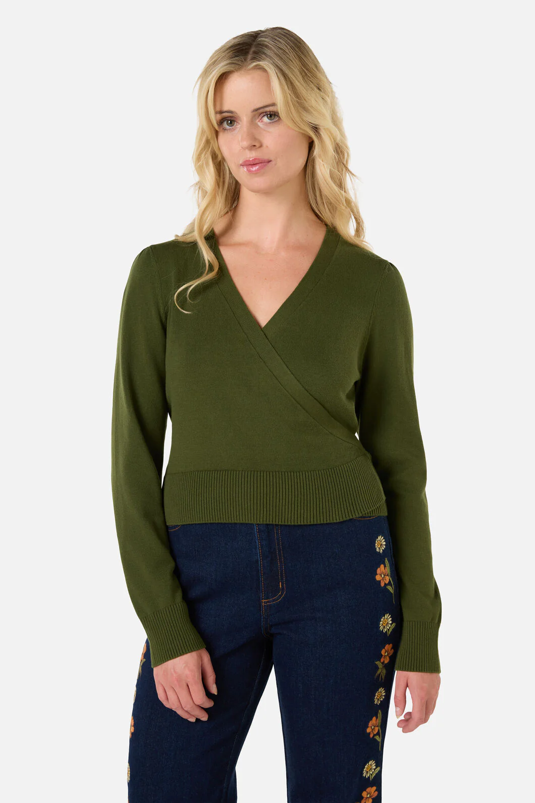 Tilly V Neck Wrap Cardi - Image 7