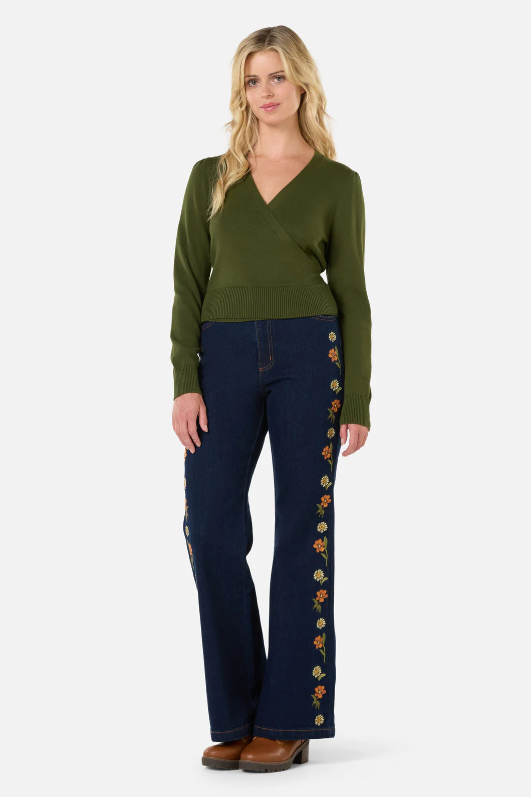 Tilly V Neck Wrap Cardi - Image 8
