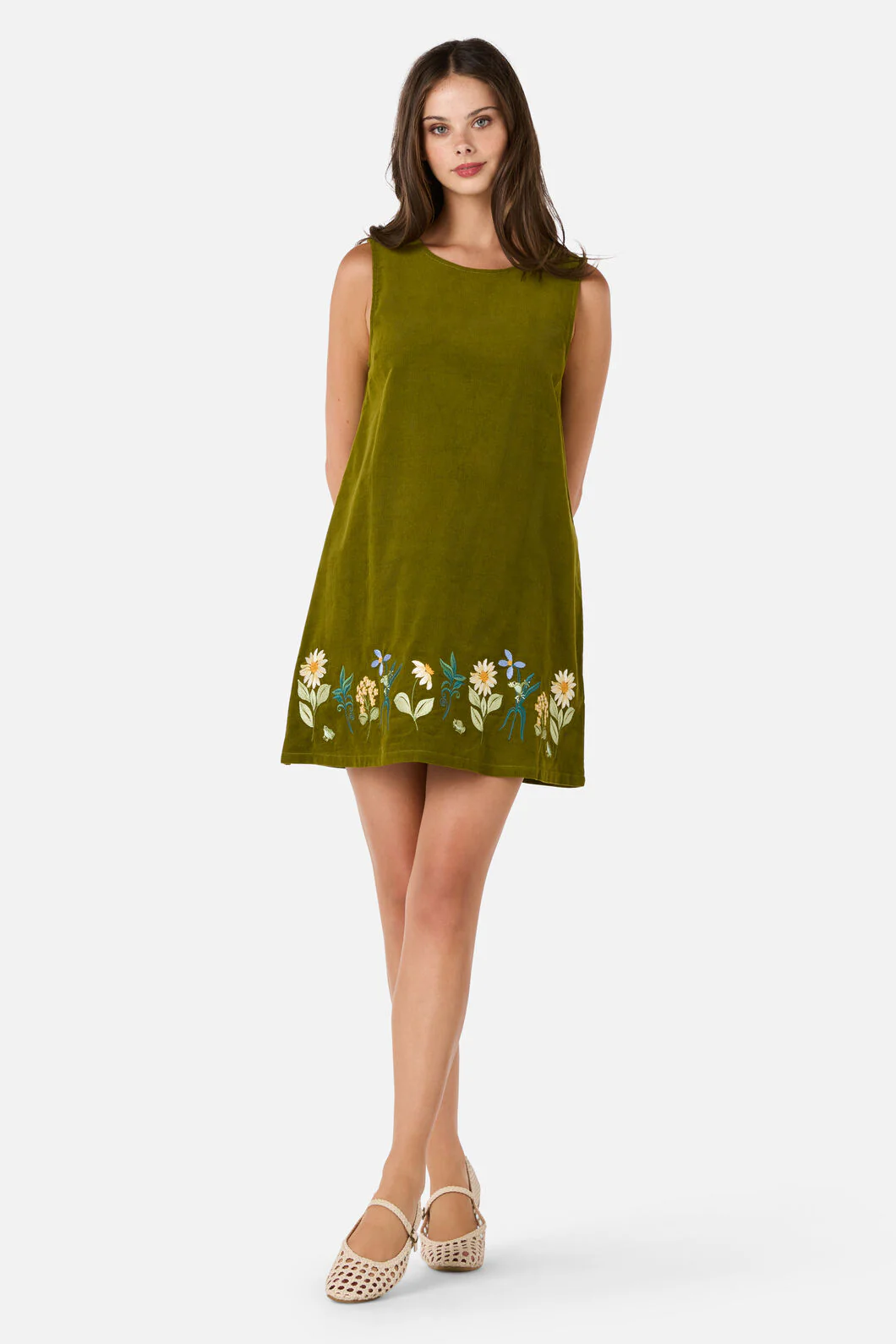Tree Frog Embroidered Dress - Image 5