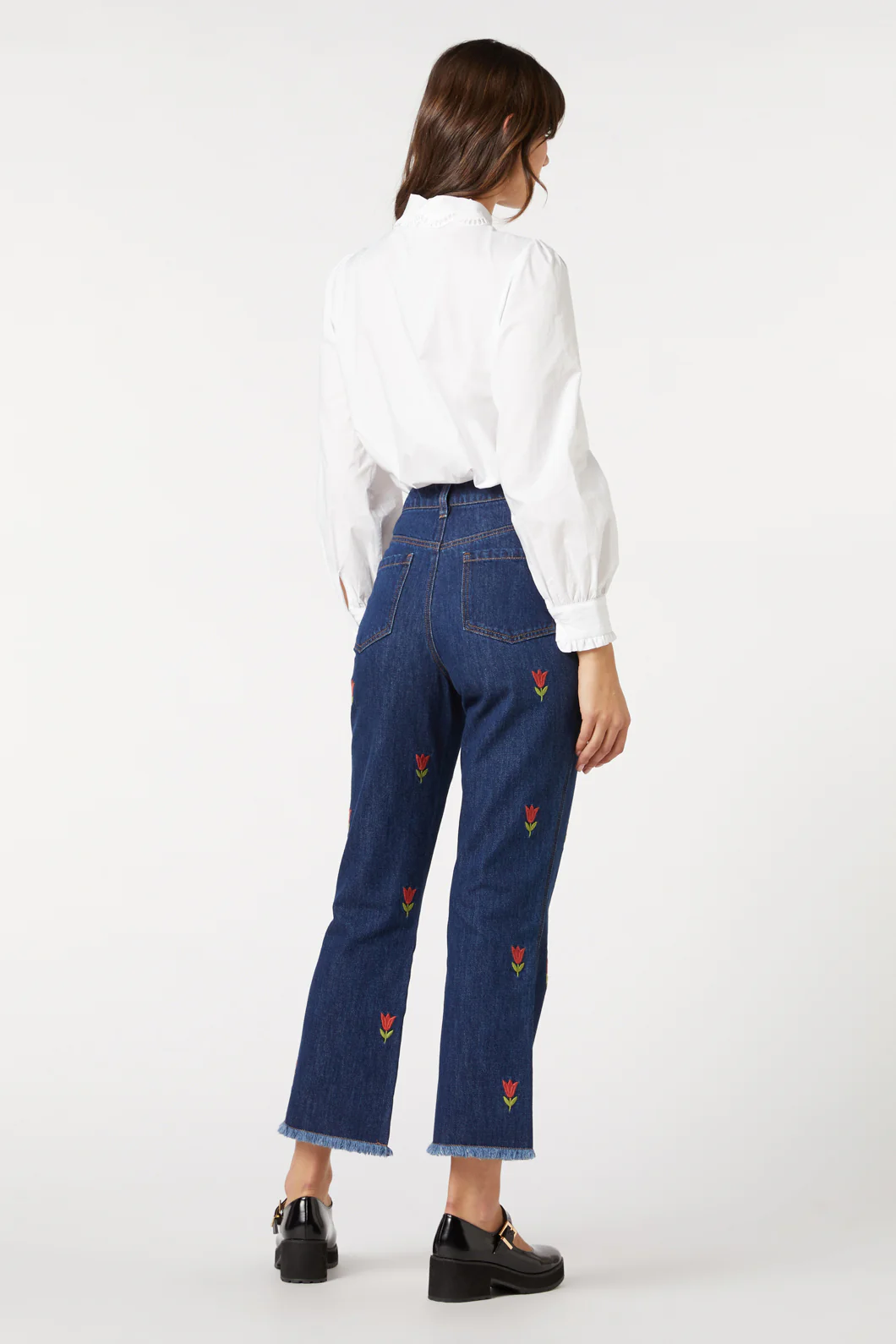 Tulip Embroidered Jean - Image 4