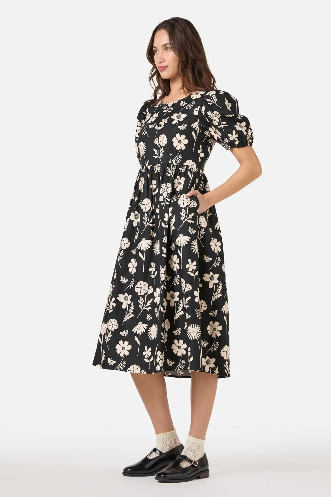 Variety Fleur Midi Dress - Image 5