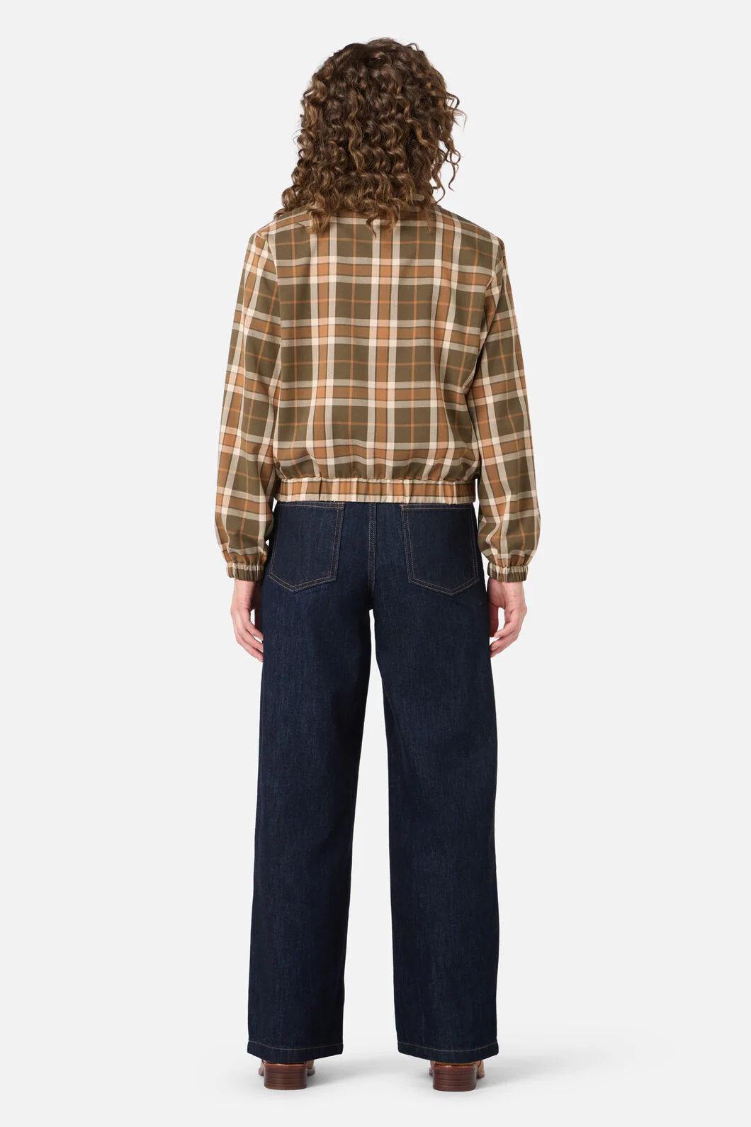 Vera Check Bomber Jacket - Image 6