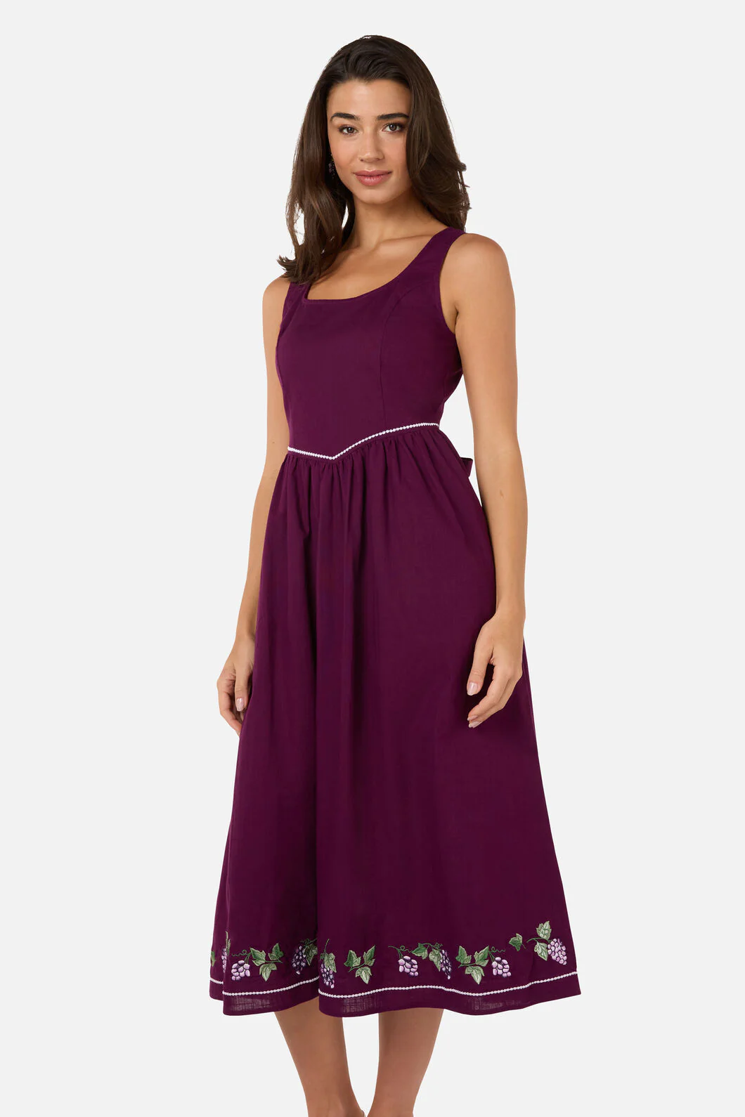 Vineyard Embroidered Dress - Image 2