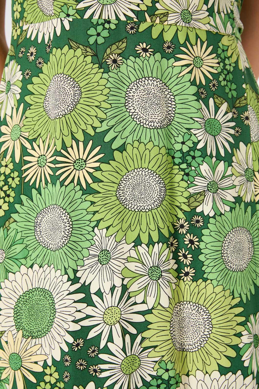 Viva Floral Midi Wrap Dress - Image 10