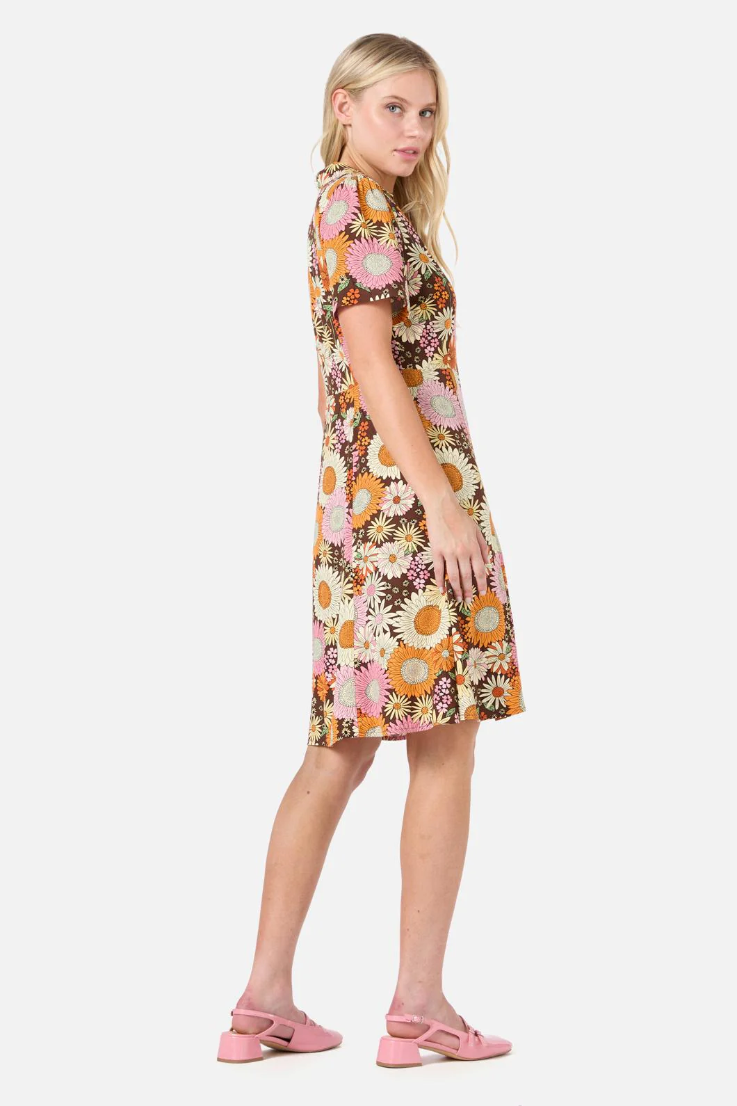 Viva Floral Shirt Dress - Image 4