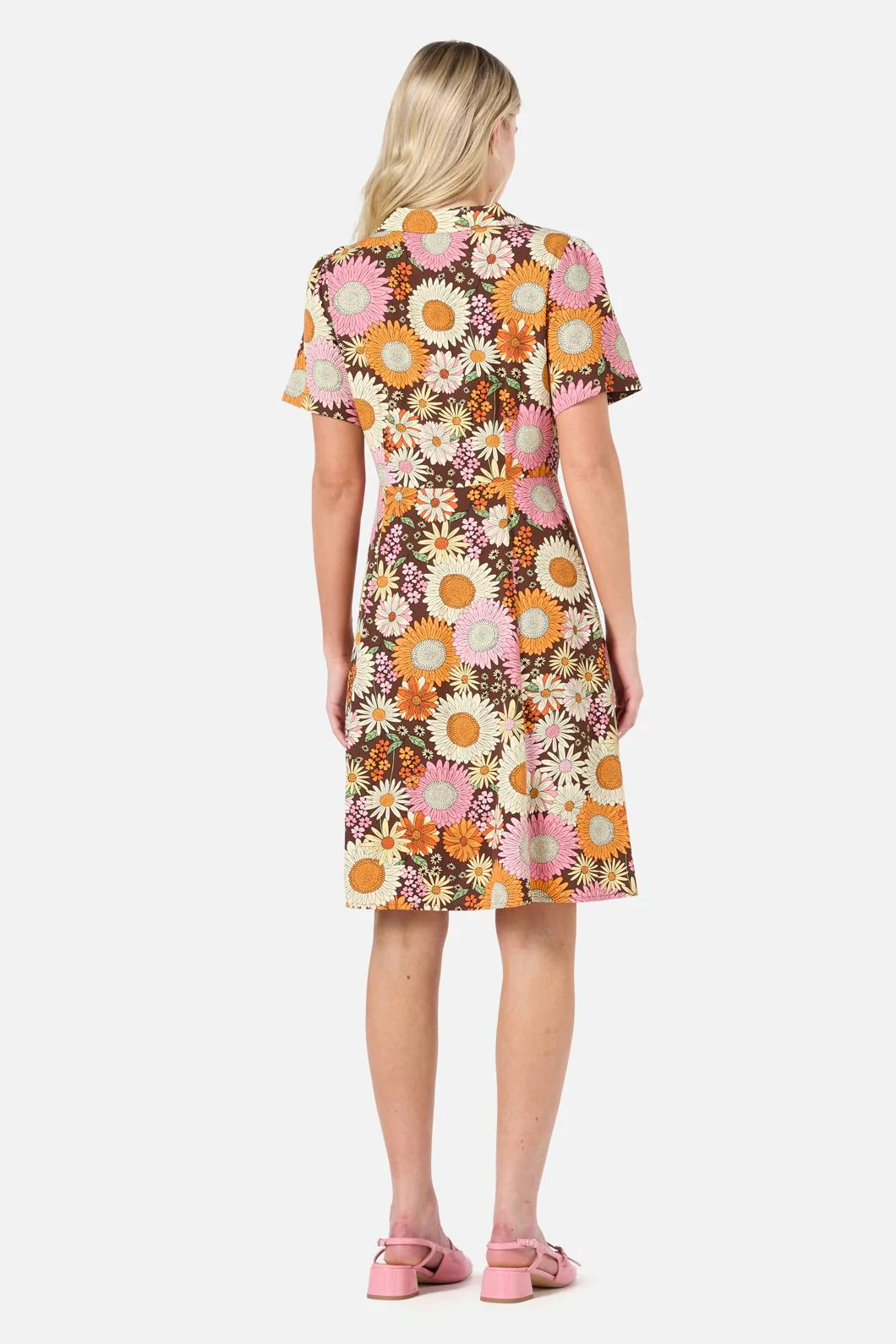 Viva Floral Shirt Dress - Image 5