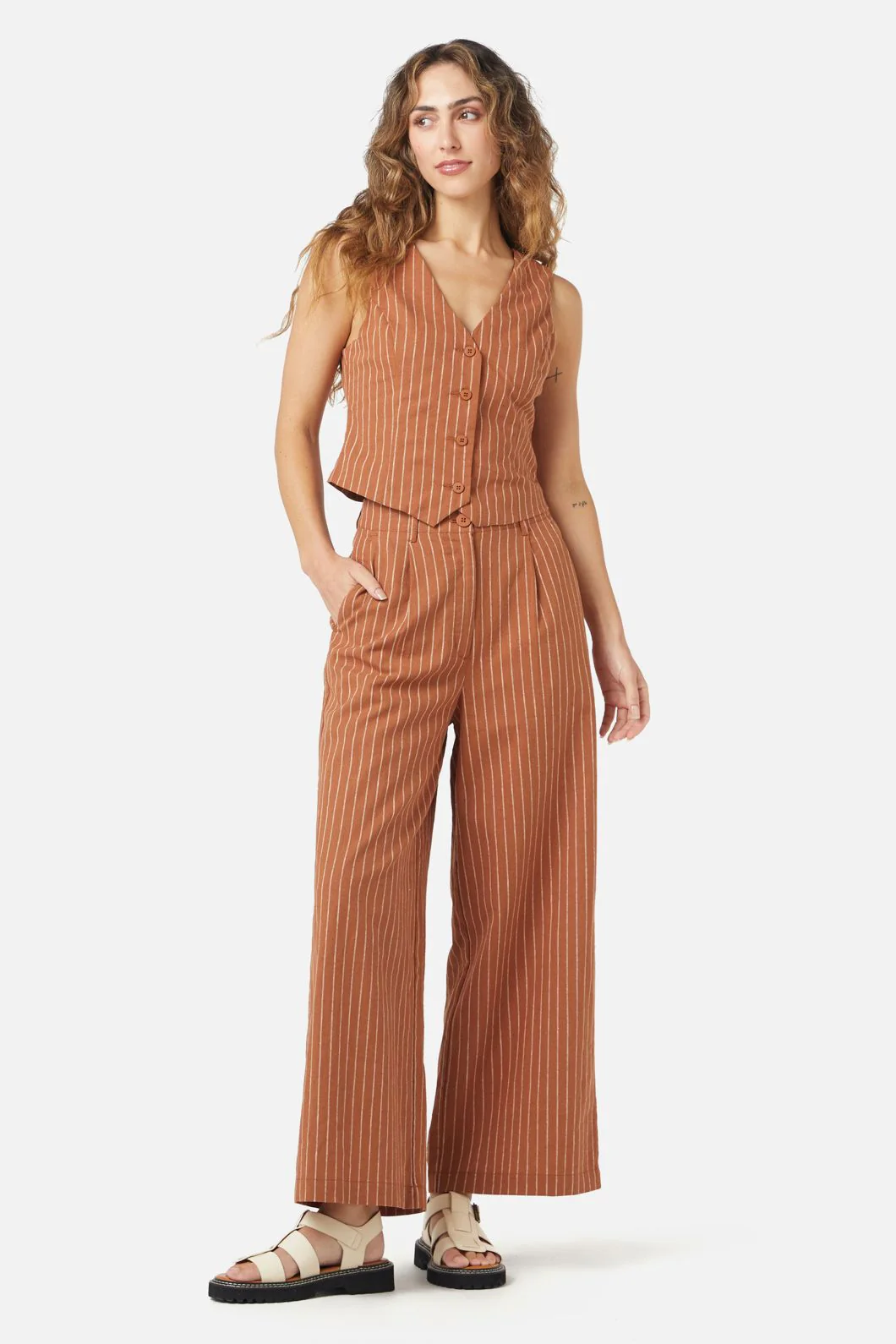 Walter Stripe Vest - Image 2
