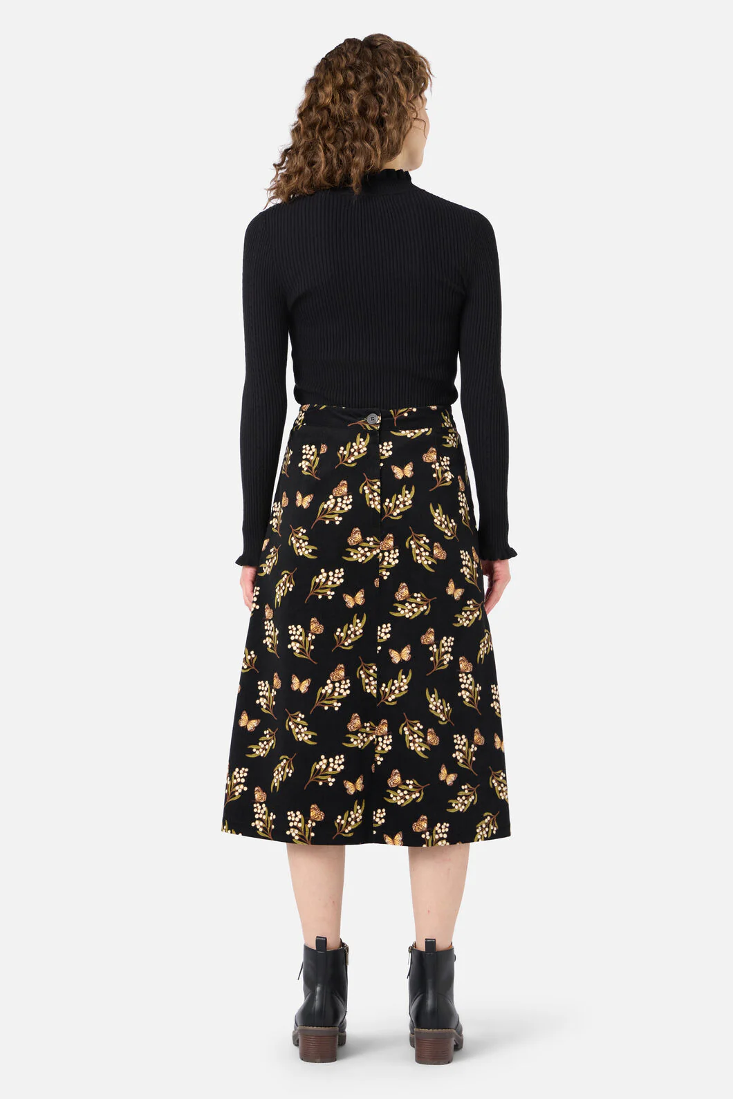 Wattle & Butterfly Midi Skirt - Image 3