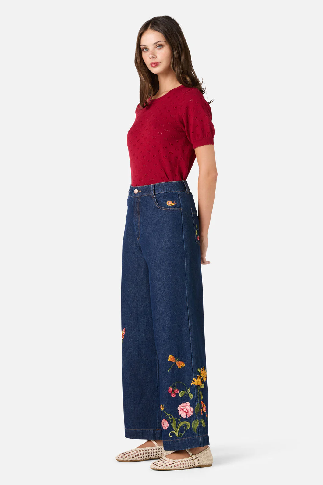Whimsical Emb Jean - Image 4