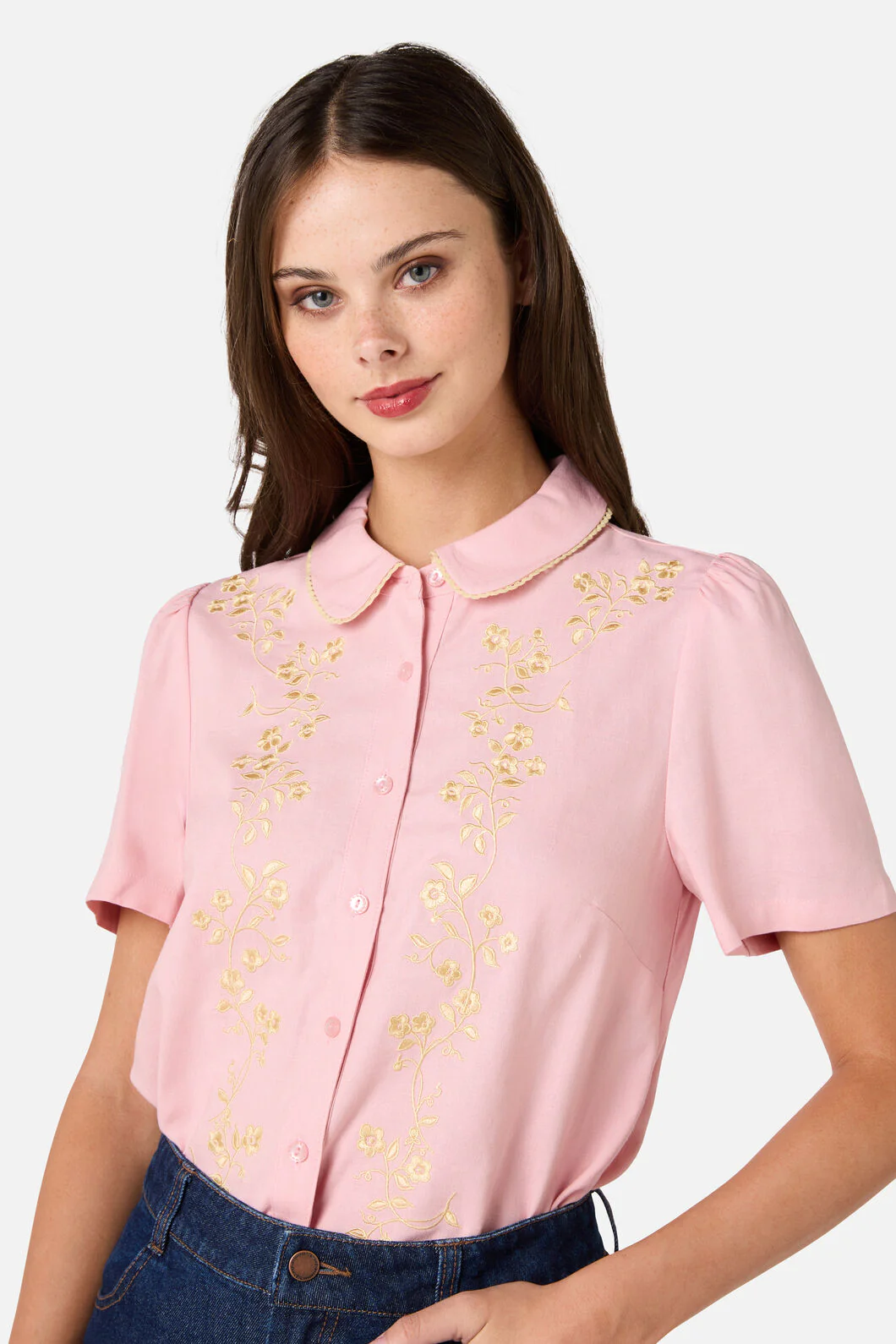 Whimsical Embroidered Blouse - Image 2