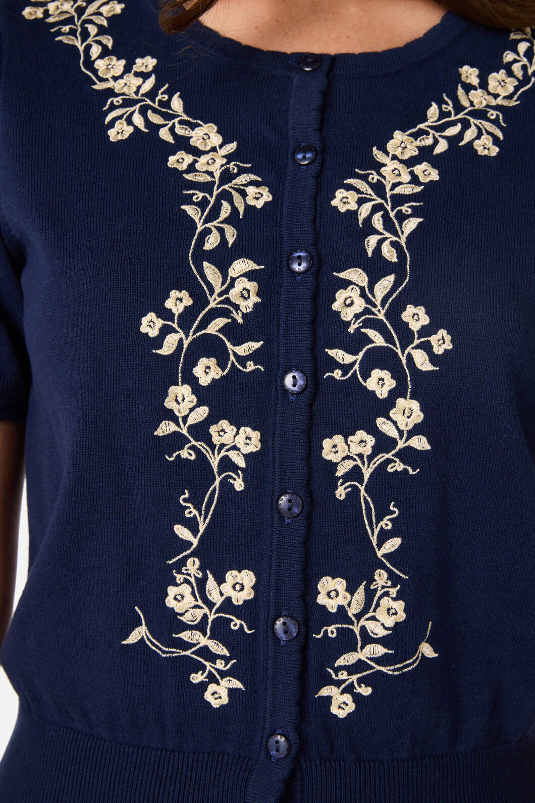Whimsical Embroidered Cardigan - Image 5
